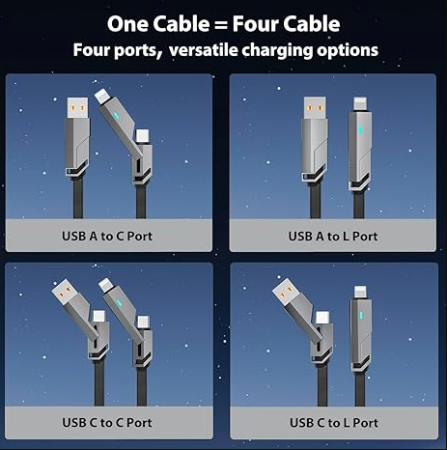 4-in-1 Charging Cables